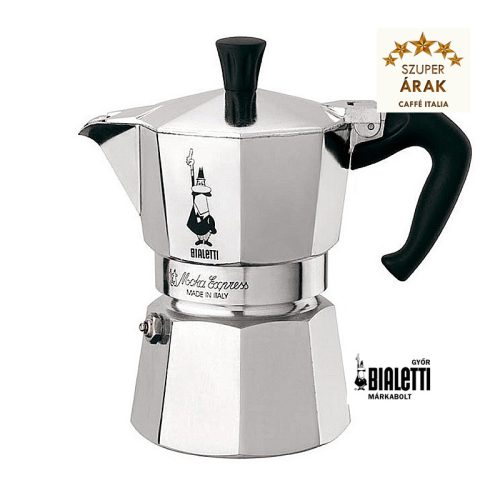  Bialetti Moka Express 3 személyes kotyogós kávéfőző