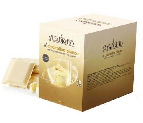 Stradiotto extra sűrű fehér forró csokoládé 15×25 g