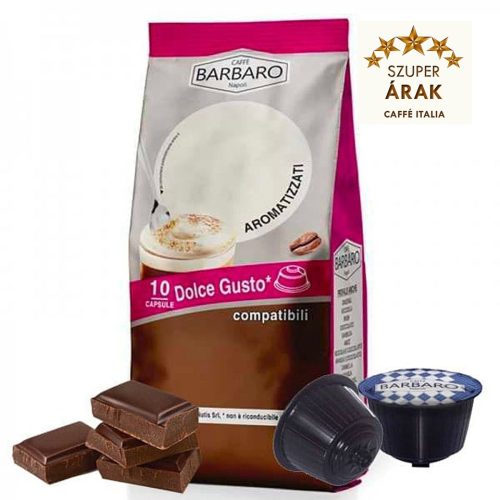 Caffé Barbaro csokoládés kávé Dolce Gusto kapszula