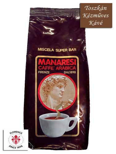 Caffé Manaresi Super Bar kézműves szemes kávé 1 kg
