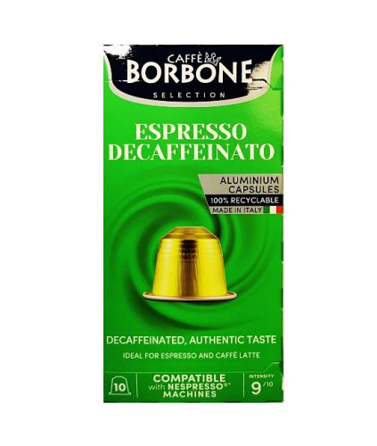 Caffé Borbone Decaffeinato koffeinmentes aluminium Nespresso kapszula 100 db