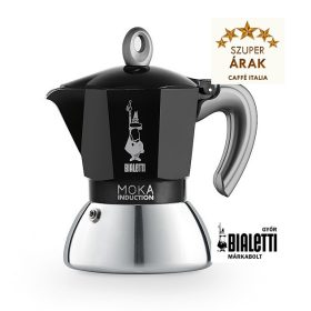 Bialetti Moka Induction 2 személyes inox kávéfőző fekete