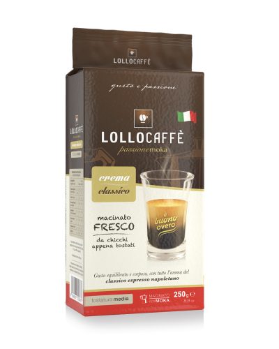 Lollo Caffé Crema Classico őrölr kávé 250 g