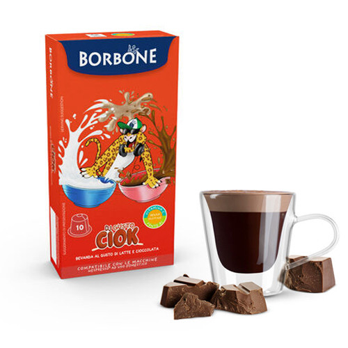 Caffé Borbone DJ Gusto Ciock tejes csokoládé ital Nespresso kapszula 10 db