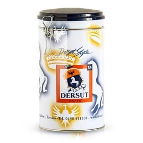 Dersut kávétartó fémdoboz