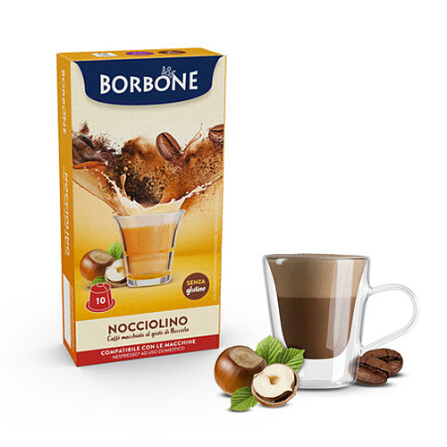 Caffé Borbone Nocciolono mogyorós cappuccino Nespresso kapszula 10 db