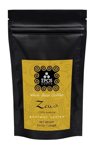 Epos Caffé Zeus 100% arabica kézműves szemes kávé 250 g