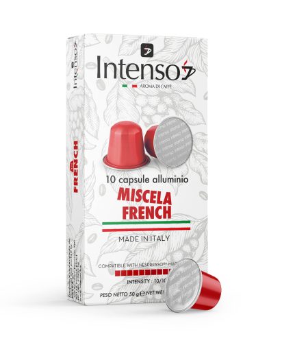 Intenso French alumínium Nespresso kapszula 10 db 