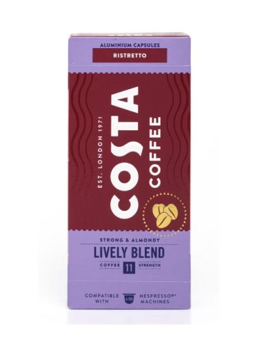 Costa Coffee Lively Blend Nespresso kapszula 10 db