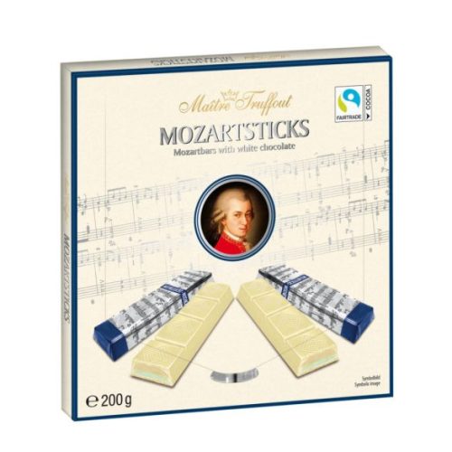 Maitre Truffout Mozart sticks white 200 g