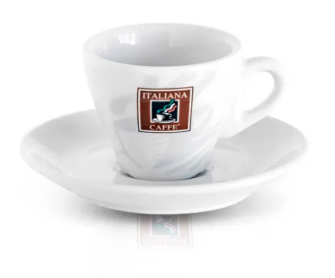 Italiana Caffé (Dersut) porcelán esppresso csésze + csészealj