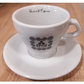 Epos Caffé porcelán cappuccino csésze + csészealj