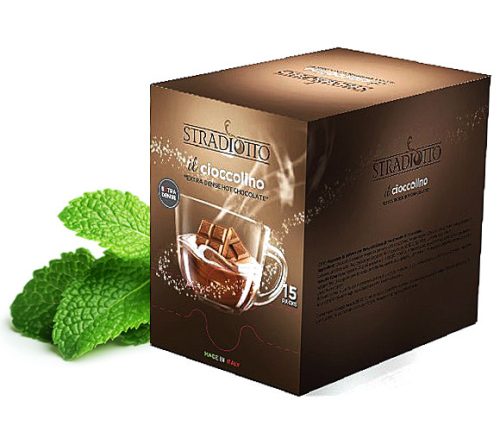 Stradiotto extra sűrű mentás forró csokoládé 15×25 g