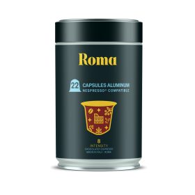   Golden Brasil Coffee Roma Intenso Nespresso kapszula fémdobozban 22 db