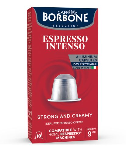 Caffé Borbone Espresso Intenso alumínium Nespresso kaspzula 10 db