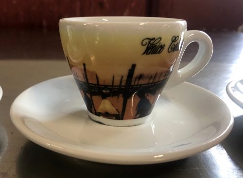 Dersut Venezia barna espresso csésze + csészealj