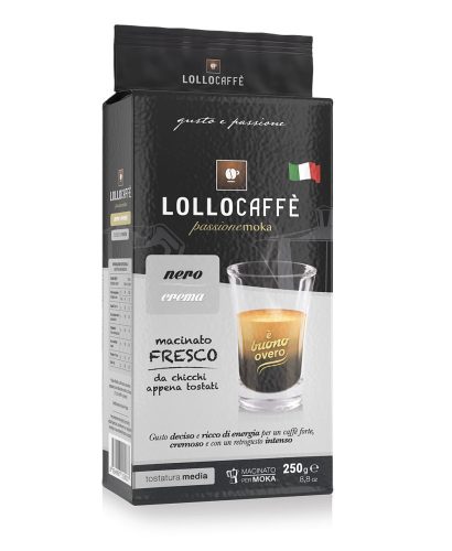 Lollo Caffé Nero Crema őrölr kávé 250 g