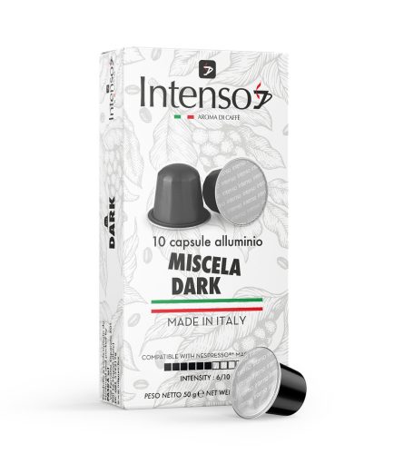 Intenso Dark alumínium Nespresso kapszula 10 db 