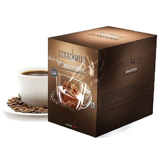 Stradiotto extra sűrű kávés forró csokoládé 15×25 g