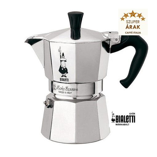 Bialetti Moka Express 2 kotyogós kávéfőző Bialetti Moka Express 2 kotyogós kávéfőző