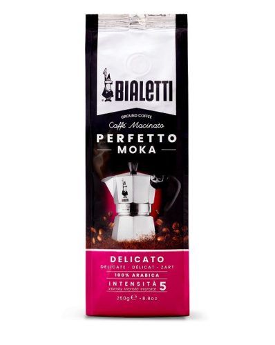 Bialetti Moka Perfetto Delicato 100% arabica őrölt kávé 250 g
