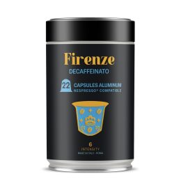  Golden Brasil Coffee Firenze DEK koffeinmentes Nespresso kapszula fémdobozban 22 db