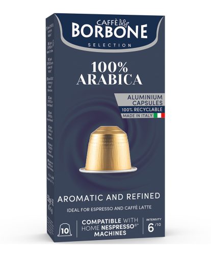 Caffé Borbone 100% Arabica alumínium Nespresso kapszula 10 db