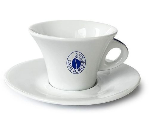 Caffé Borbone porcelán cappuccino csésze + csészealj