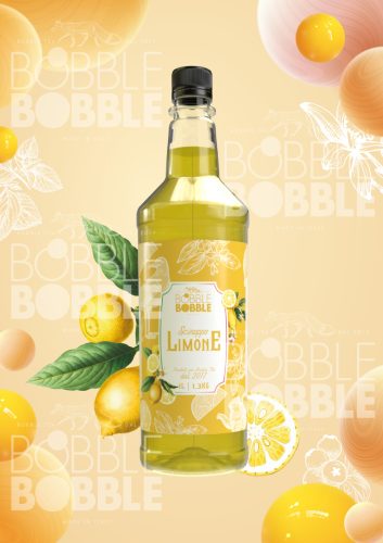 Bobble Bobble prémium olasz citrom szirup 1 l  