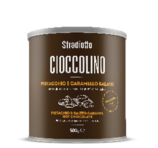 Stradiotto extra sűrű pisztáciás karamellás forró csokoládé 500 g
