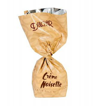 Dulciar Noisette gianduja mogyorókrémmel töltött csokoládé praliné  0,5 kg, kb. 44 db