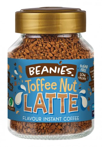 Beanies mogyorós toffee latte instant kávé 50 g