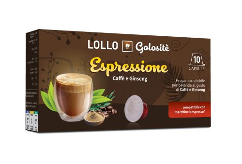 Lollo Caffé ginzenges kávé Nespresso kapszula 10 db