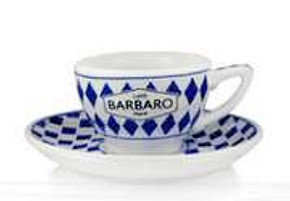 Caffé Barbaro porcelán espresso csésze + csészealj 1 db