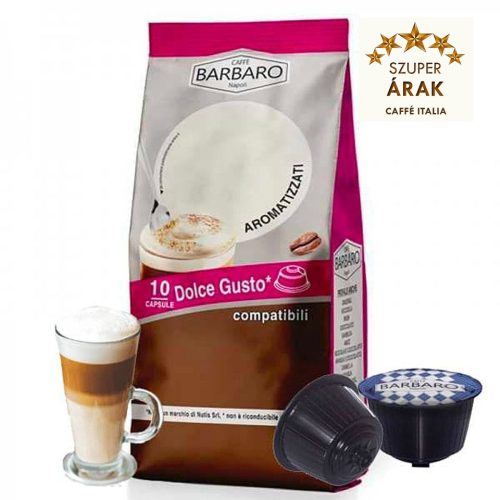 Caffé Barbaro csokis tejeskávé Dolce Gusto kapszula 10 db