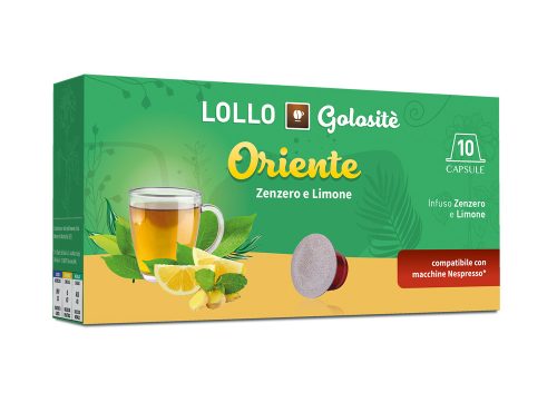 Lollo Caffé gyömbéres citromos tea Nespresso kapszula 10 db