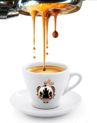 De Roccis porcelán espresso csésze +csészealj