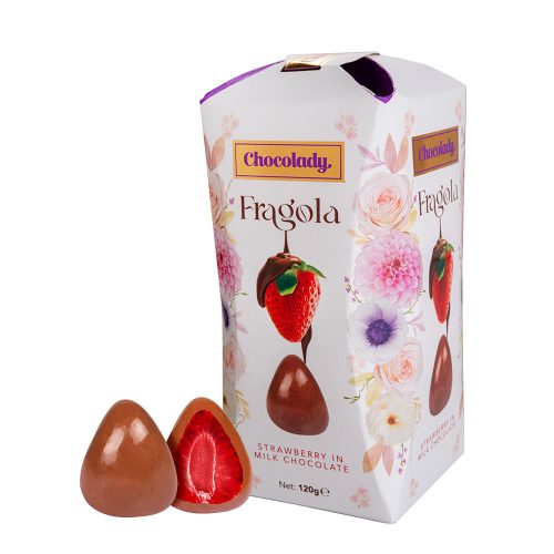 Chocolady Fragola epres tejcsokoládé 120 g
