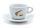Moka Efti porcelán cappuccino-csésze + cszészealj