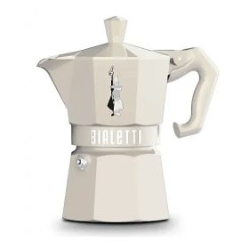 Bialetti Moka Exclusive 3 adagos kávéfőző krémszínű
