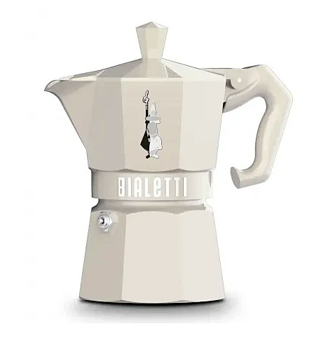 Bialetti Moka Exclusive 3 adagos kávéfőző krémszínű