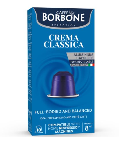 Caffé Borbone Crema Classica alumínium Nespresso kapszula 10 db