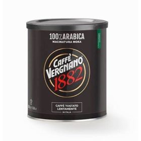   Caffé Vergnano Miscela Arabica őrölt kávé fémdobozban 250 g